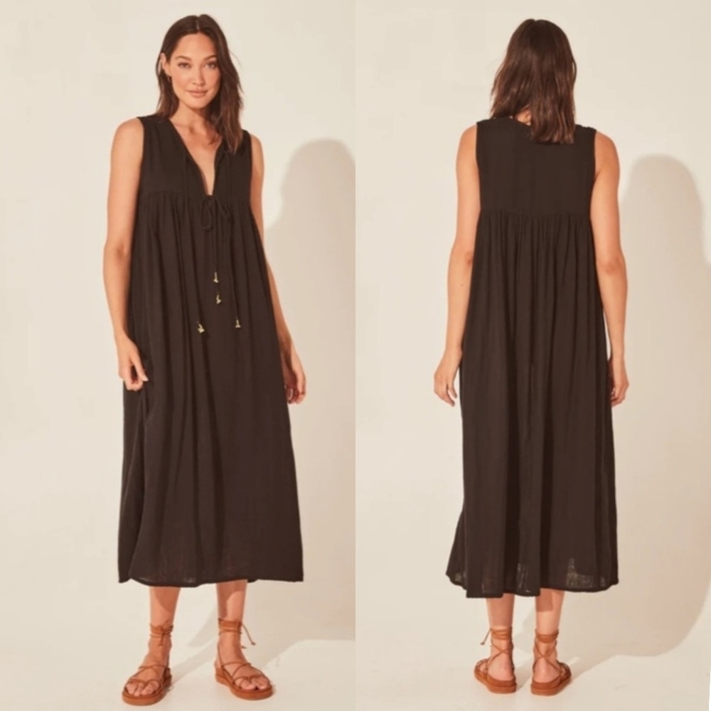 Daughters Of India Aalia Dress Black